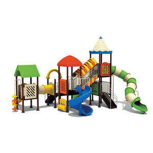 เครื่องเล่นสนามกลางแจ้ง ชุด โดม XO สไลเดอร์ท่อ KD-B100