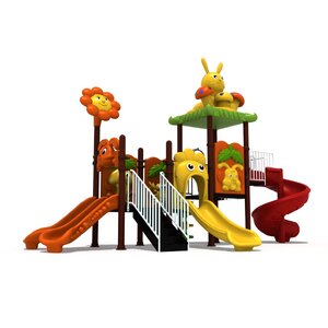 เครื่องเล่นสนาม ชุด แรบบิทซุปเปอร์สไลด์ เครื่องเล่นหลากสี