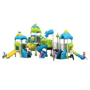 เครื่องเล่นสนามกลางแจ้ง ชุด สไลเดอร์ทะเลหรรษา