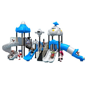 เครื่องเล่นสนามกลางแจ้ง ชุด ยานรบสไลเดอร์ท่อ