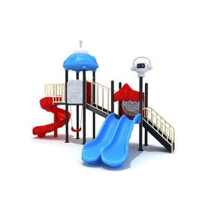 ชุด ยูเอฟโอ สไลเดอร์ 2 ทาง เครื่องเล่นสนามกลางแจ้งและในร่ม