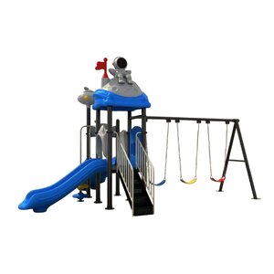 ชุด อวกาศพร้อมชิงช้า 3ที่นั่ง เครื่องเล่นสนามกลางแจ้งและในร่ม