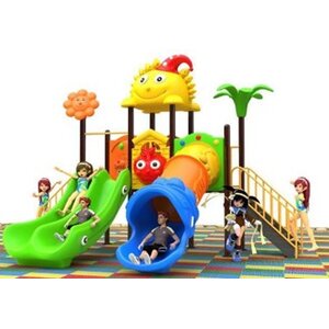 เครื่องเล่นสนาม ชุด พระอาทิตย์สไลเดอร์ท่อแสนสนุก