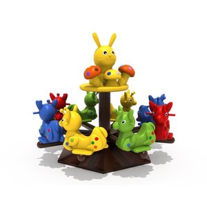 ม้าหมุนกระต่ายกับกระจง