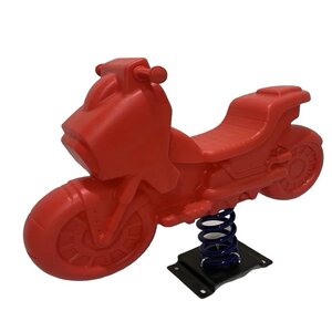 สปริงบิ๊กไบค์ ขนาด20x90x80cm อุปกรณ์โยก โยกเยกสปริง สินค้า มอก.