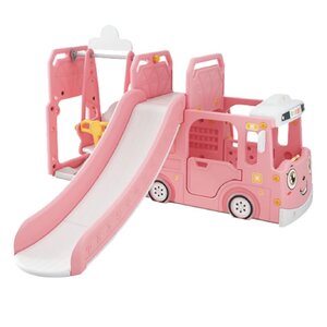 สไลด์เดอร์รถบัส 3in1 ขนาด 200x185x120 cm. กระดานลื่นส่งเสริมจินตนาการเด็ก