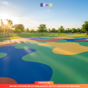 ประเภทของพื้นกันกระแทก : แผ่นโฟม หญ้าเทียม พื้นยาง