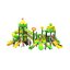 เครื่องเล่นสนามกลางแจ้ง ชุด Snail Triple Slide ( Green )