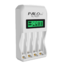 แท่นชาร์จพร้อมถ่านชาร์จ AAA , AA และ ยี่ห้อ PALO รุ่น NC01 สำหรับไฟLED แฟลชถ่ายภาพ