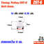 Timing Pulley_2GT-6mm. 16ฟัน เพลา 6.35 มม. สายพานกว้าง 6มม.