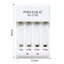 แท่นชาร์จพร้อมถ่านชาร์จAAA , AA ยี่ห้อ PALO รุ่น C702 สำหรับไฟLED แฟลชถ่ายภาพ