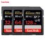 Sandisk Extreme Pro SDXC U3 V30 เมมโมรี่การ์ดสำหรับกล้อง DSLR สำหรับถ่ายภาพนิ่ง วิดีโอ 4K