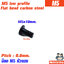 M5x10mm. Low Profile Screws