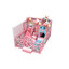 ห้องบอลนุ่มนิ่ม ชุด ห้องบอลแมวน้อยกับผึ้ง สีชมพู่ KB-027