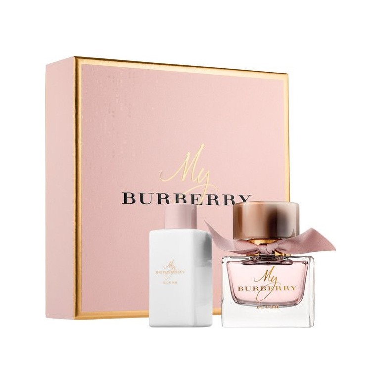 น้ำหอมเบอเบอรี่ MY BURBERRY BLUSH EDP 90ml Gift Set + Body Lotion 75ml