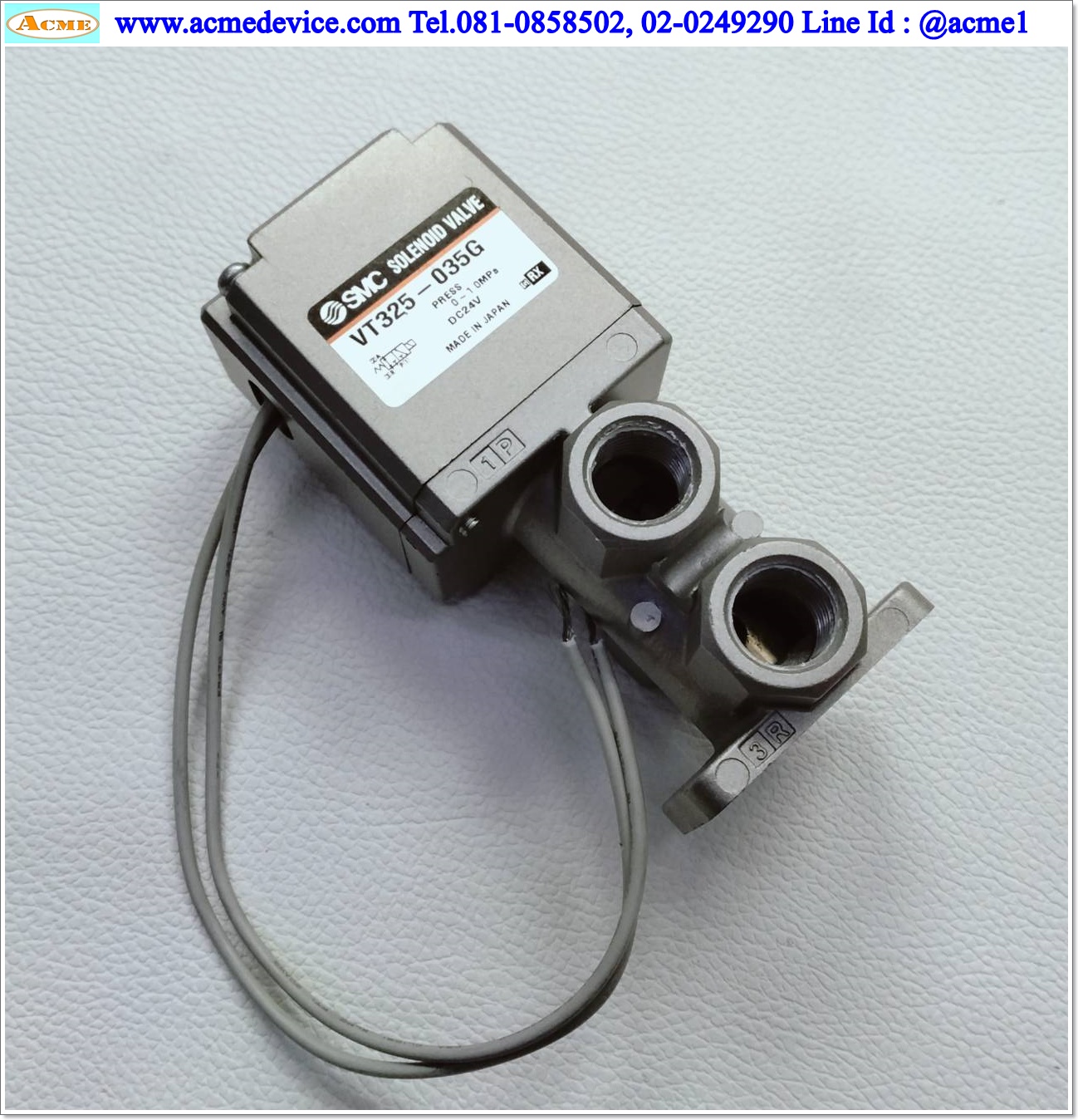 Solenoid valve รุ่น VT325-035G, 24V, 3/2