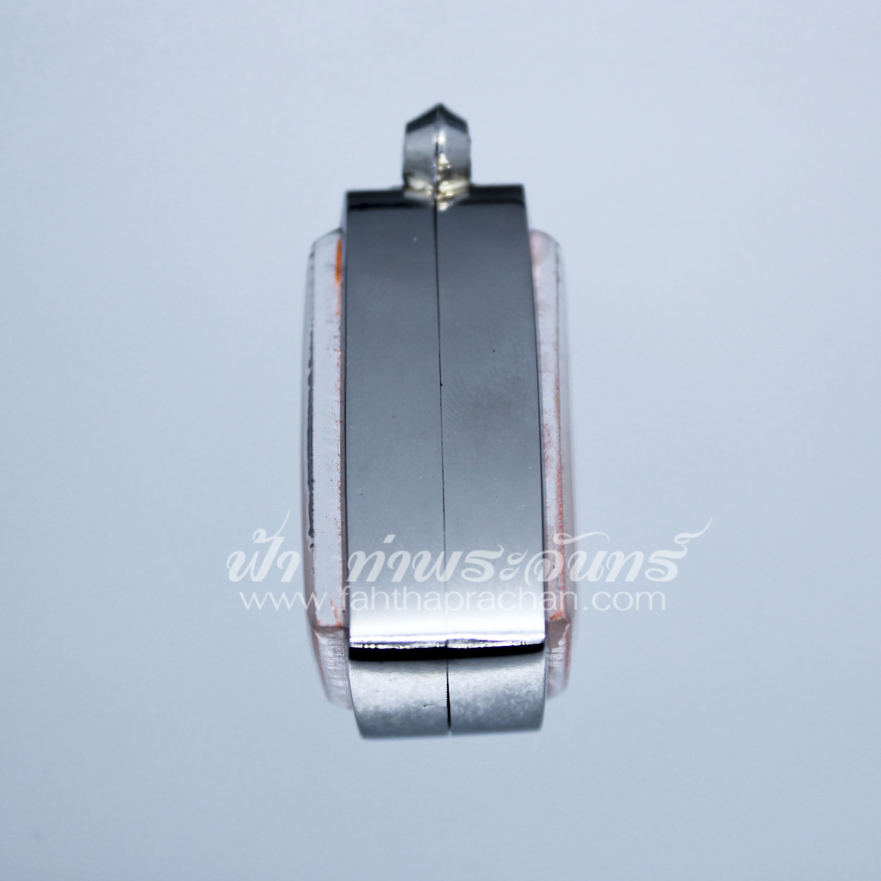 ตลับนางพญาแบบหนา สแตนเลสพุก