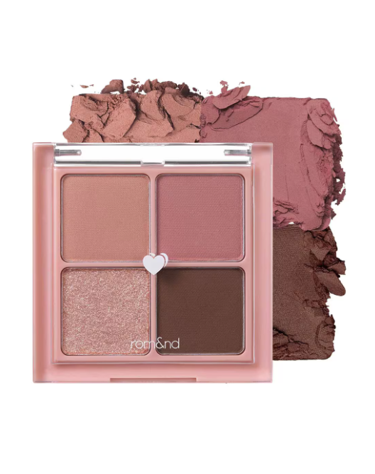 พาเลทอายแชโดว์โรแมนด์ Romand Better Than Eyes Palette #02 Dry Rose