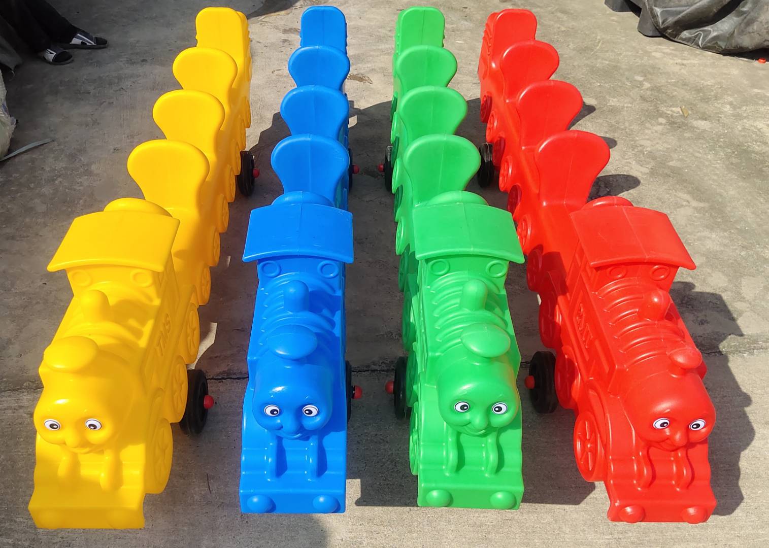 รถไฟ 4 ที่นั่ง รถขาไถรูปรถไฟ