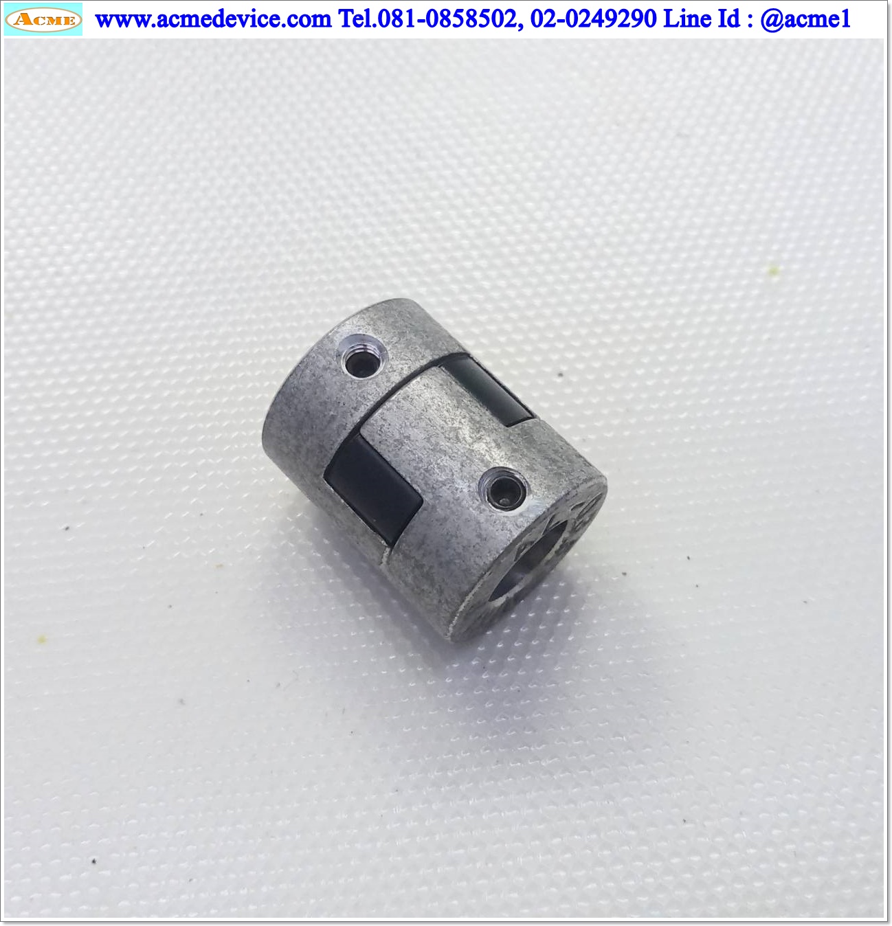Coupling MIKI ขนาด ID 8/8mm, OD 16mm, L 20mm, AL-035