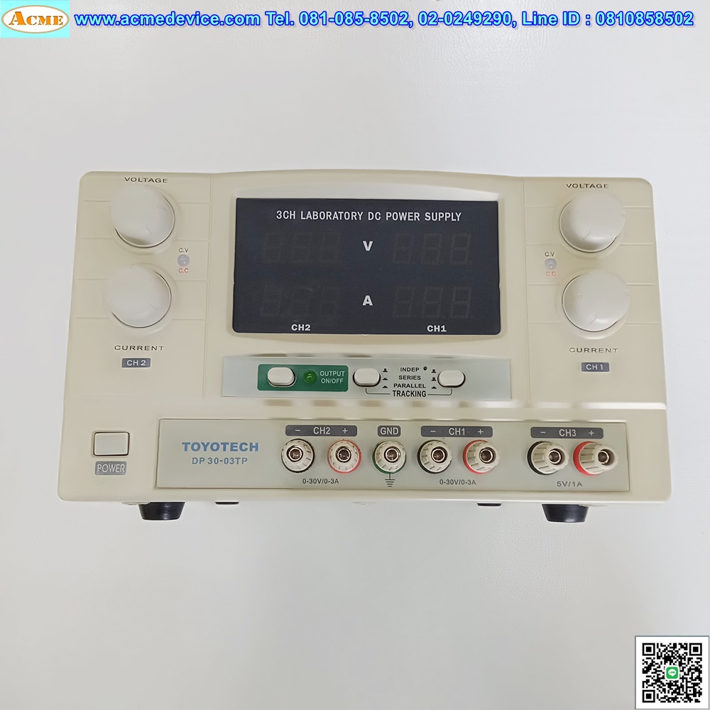 DC Power Supply Toyotech รุ่น DP30-03TP, 3CH, 5V/1A