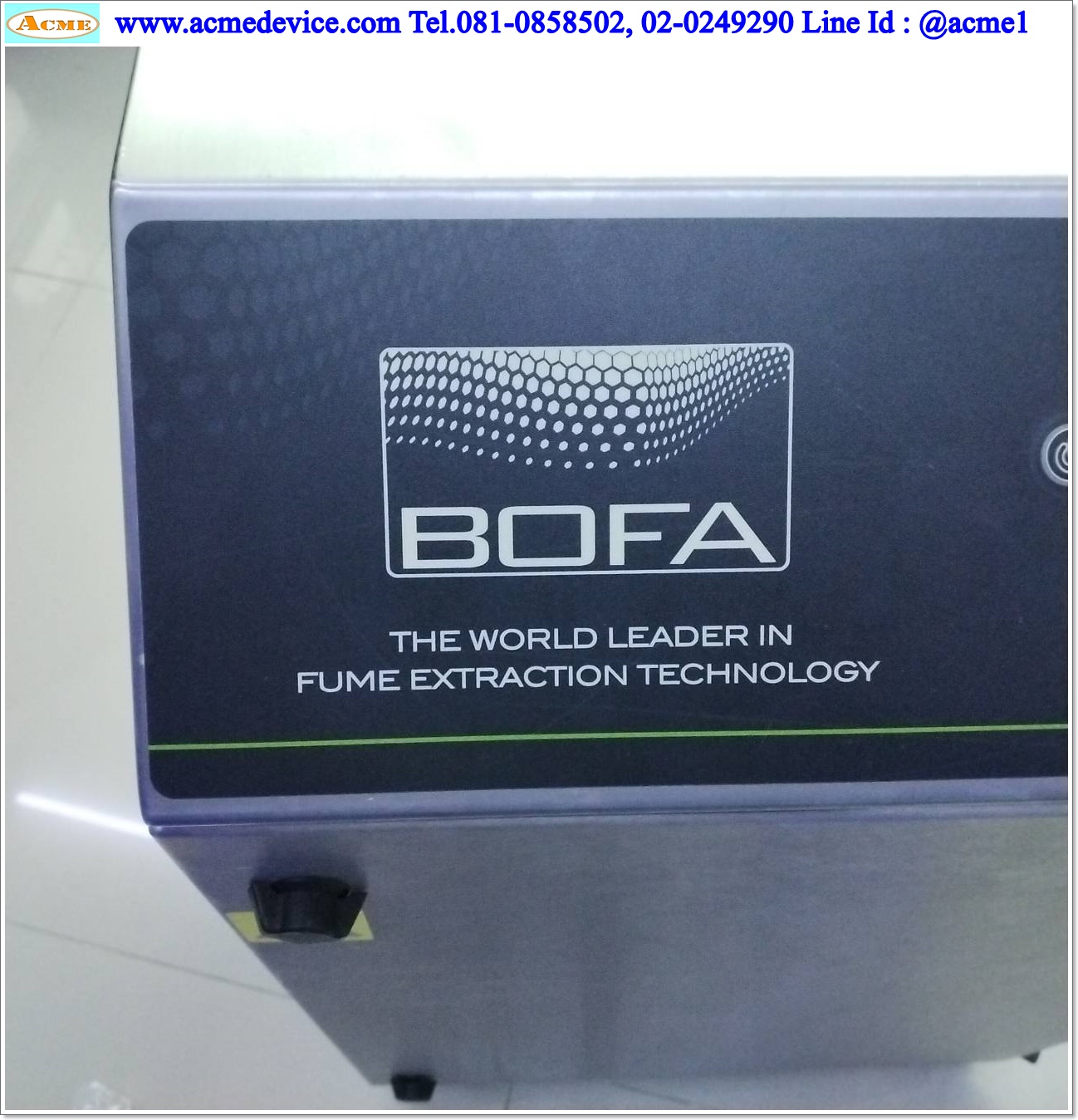 fume extractor BOFA รุ่น AD Oracle IQ, Airflow 223cfm/96mbar, 100-230V (เครื่องดูดและกรองควัน)