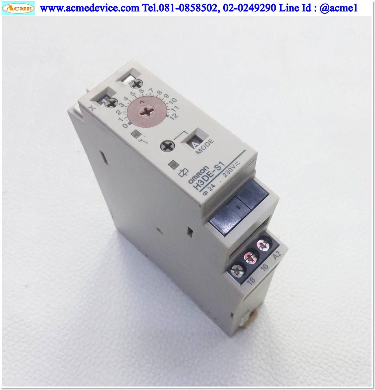 Timer Omron รุ่น H3DE-S1, 0.1s to 120h