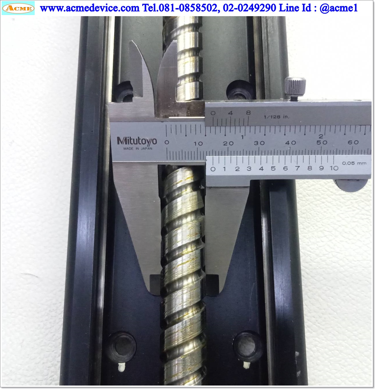 แกนสำเร็จรูป Ball Screw THK รุ่น KR45, ขนาด 80 x 1160 mm., แกนโต 15 mm., Stroke 810 mm., Pit 20 mm.