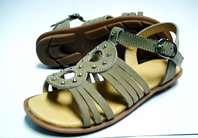 leather sandal with backstrap (kids)