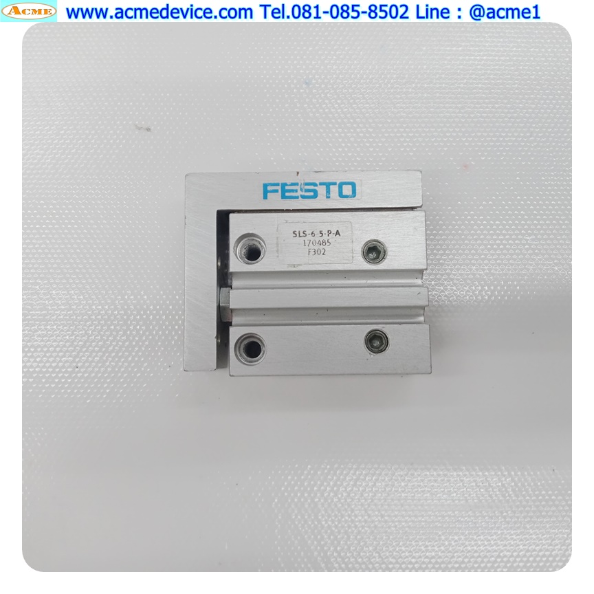 Air Cylinder Festo รุ่น SLS-6-5-P-A, Bore 6 mm., Stroke 5 mm.