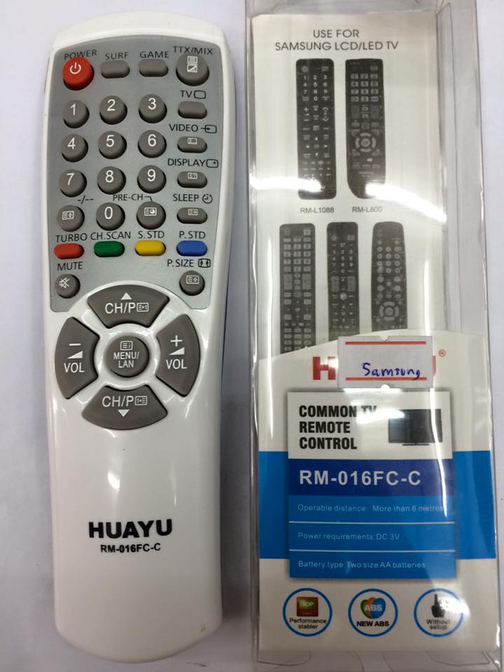 รีโมทรวมทีวี Samsung ใช้ได้ทุกรุ่น รุ่น16FC