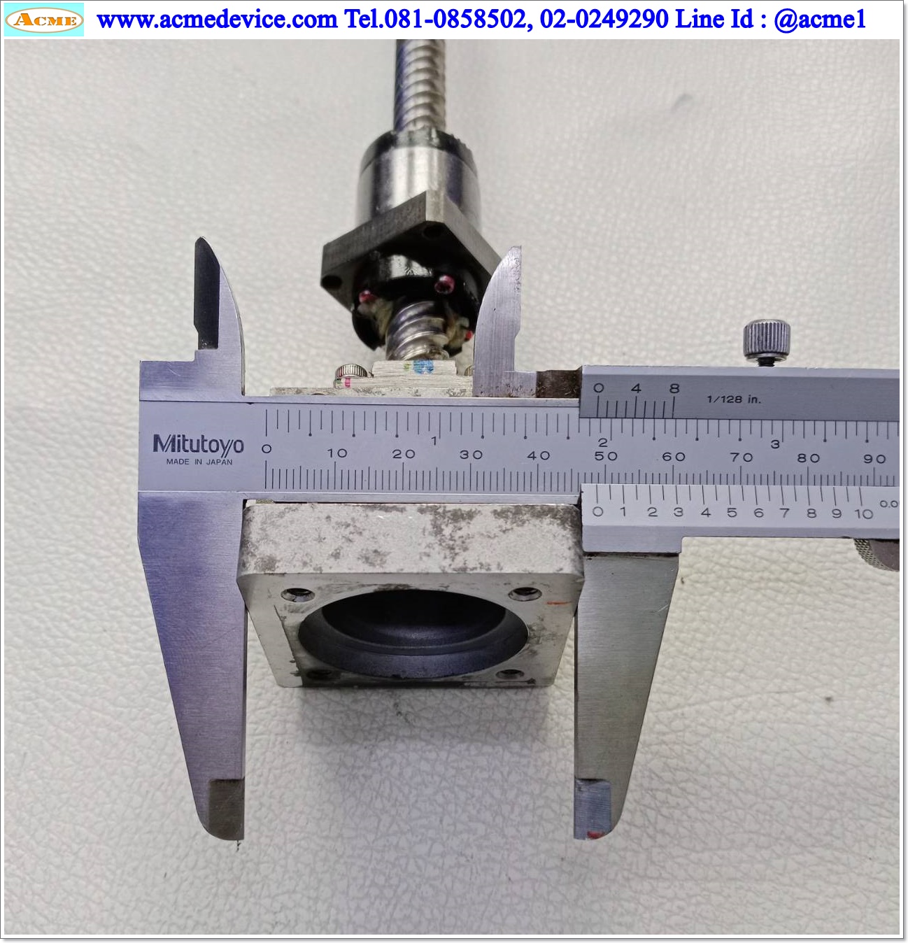 Ball Screw ??? รุ่น ???, ขนาดเพลา 12 x 660 mm., Stroke 570 mm., Pit 16 mm.