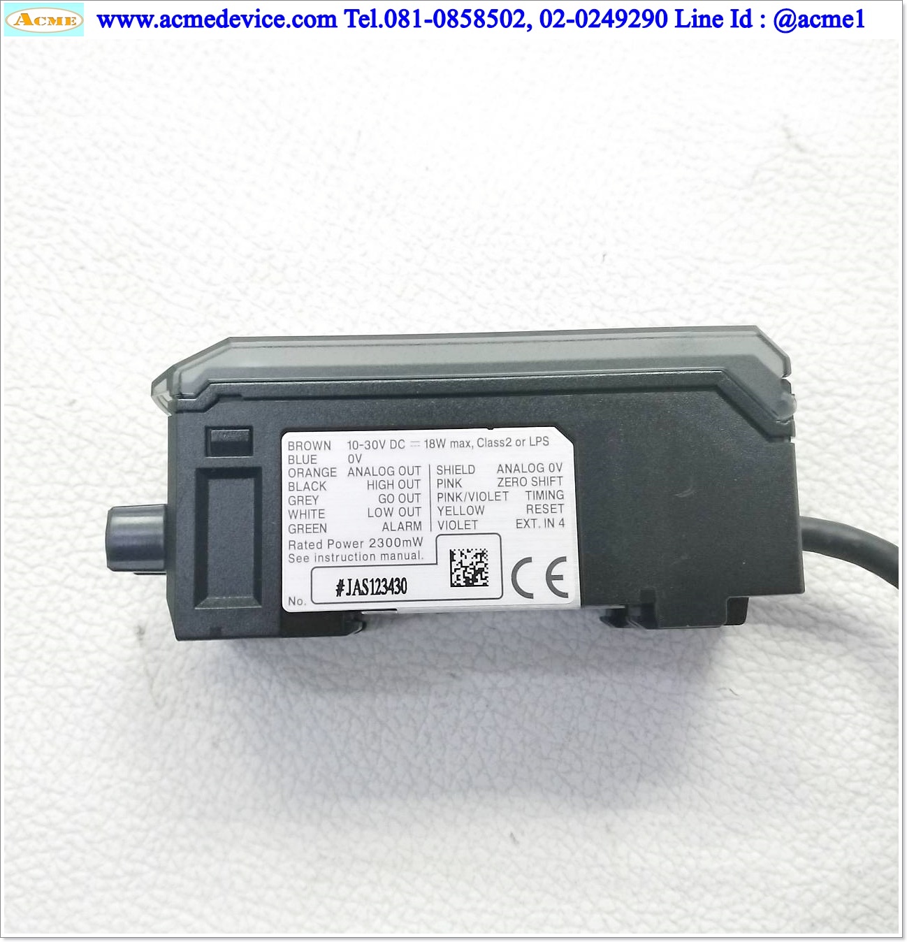 Laser Amp Keyence รุ่น IL-1000, NPN, PNP, NO/NC, Analog Out 1-5V, -5V, 4-20mA