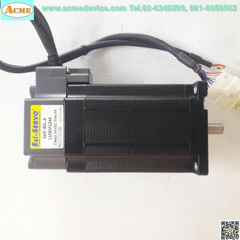 Ezi-Servo Stepping Closed Loop รุ่น EzS-NDR-60L-A & Motor EzM-60L-A, Class2, 24Vdc, 4A (2.4Nm)