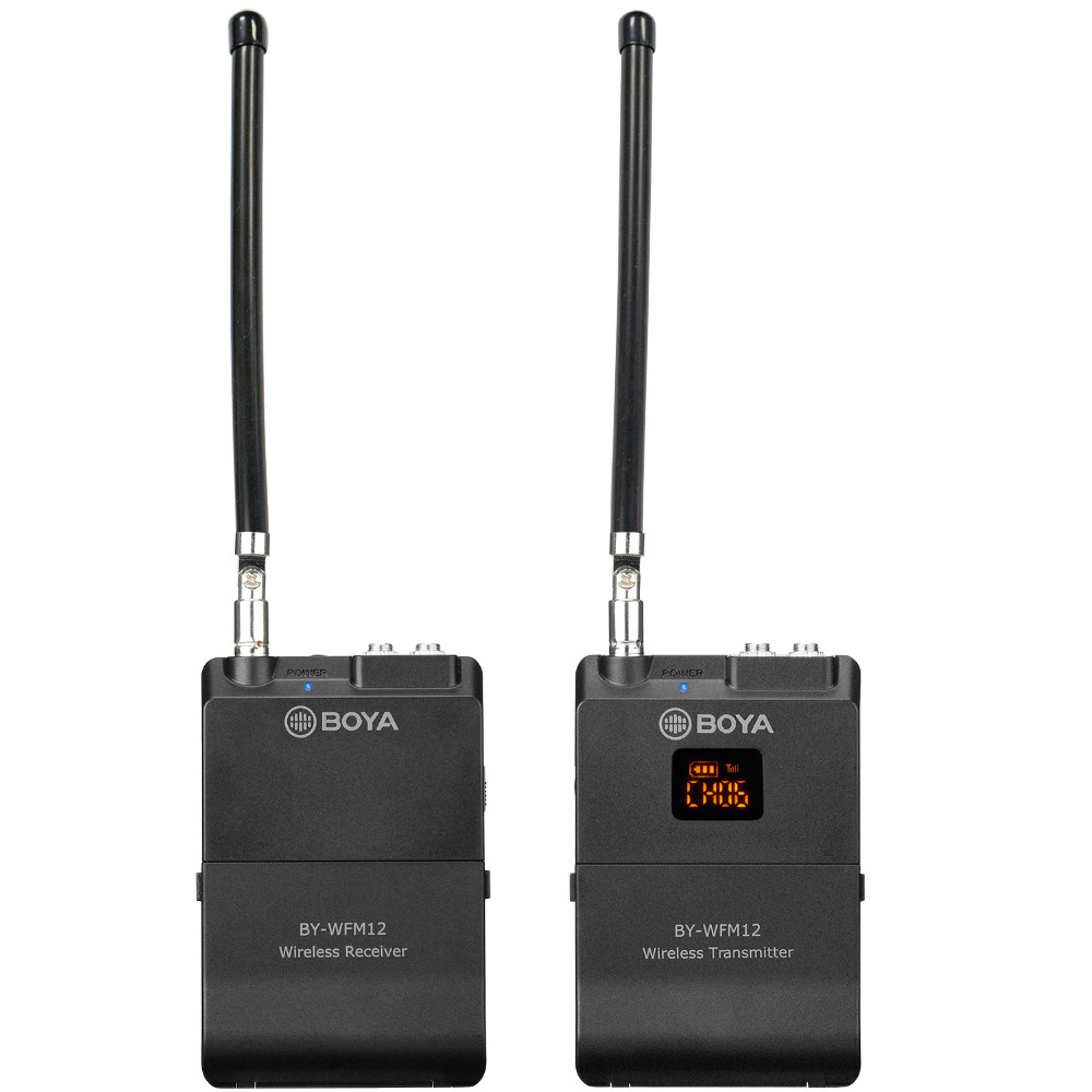 Microphone BOYA BY-WFM12 New VHF Wireless Microphone รับประกันศูนย์ไทย 1 ปี