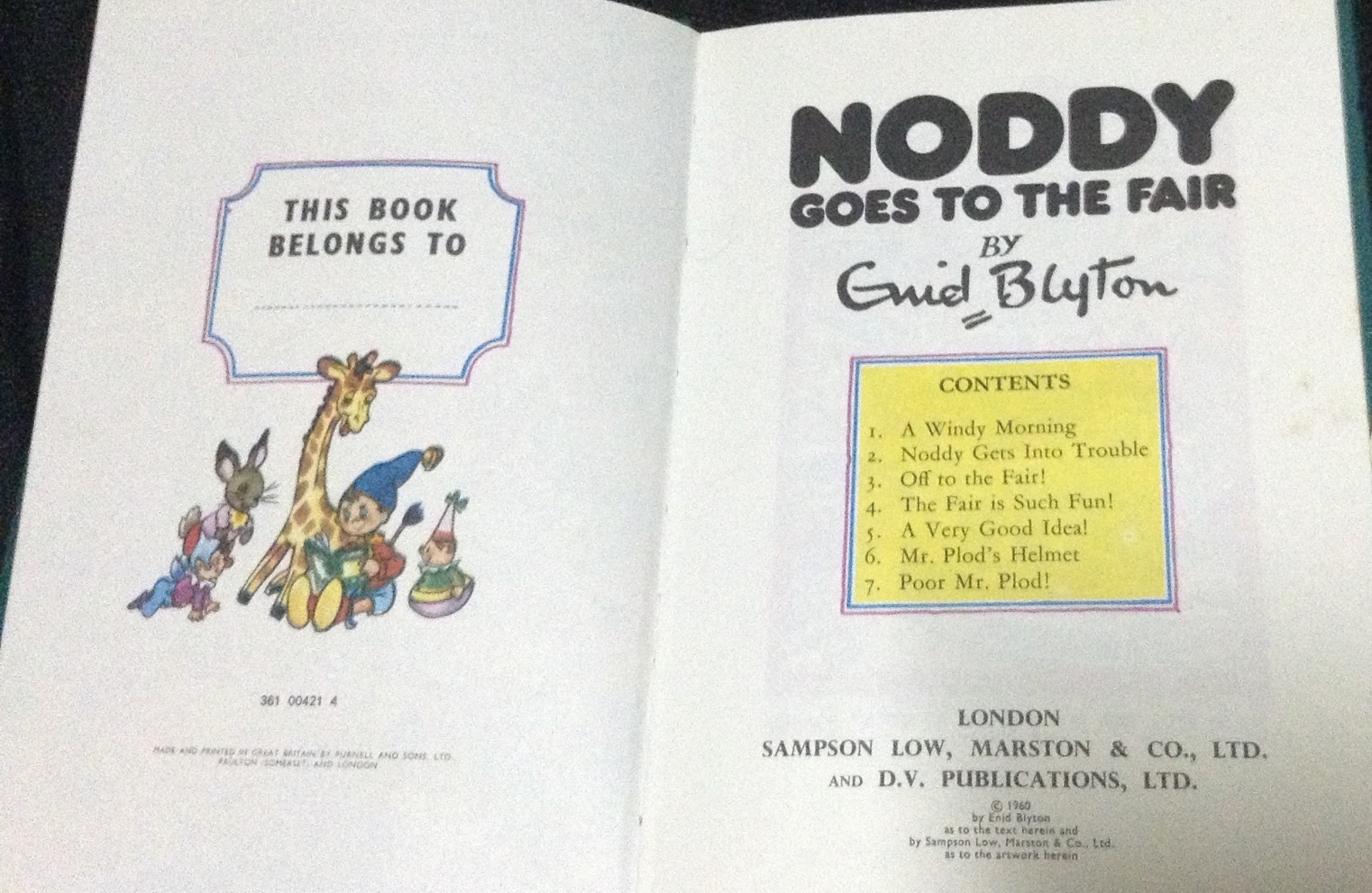 Noddy goes to the fair ปกแข็ง ราคา 100