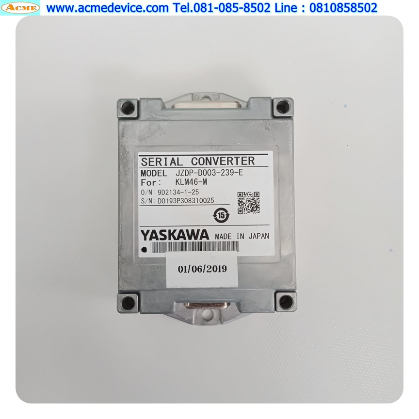 Serial Converter Yaskawa รุ่น JZDP-D003-239-E for KLM46-M