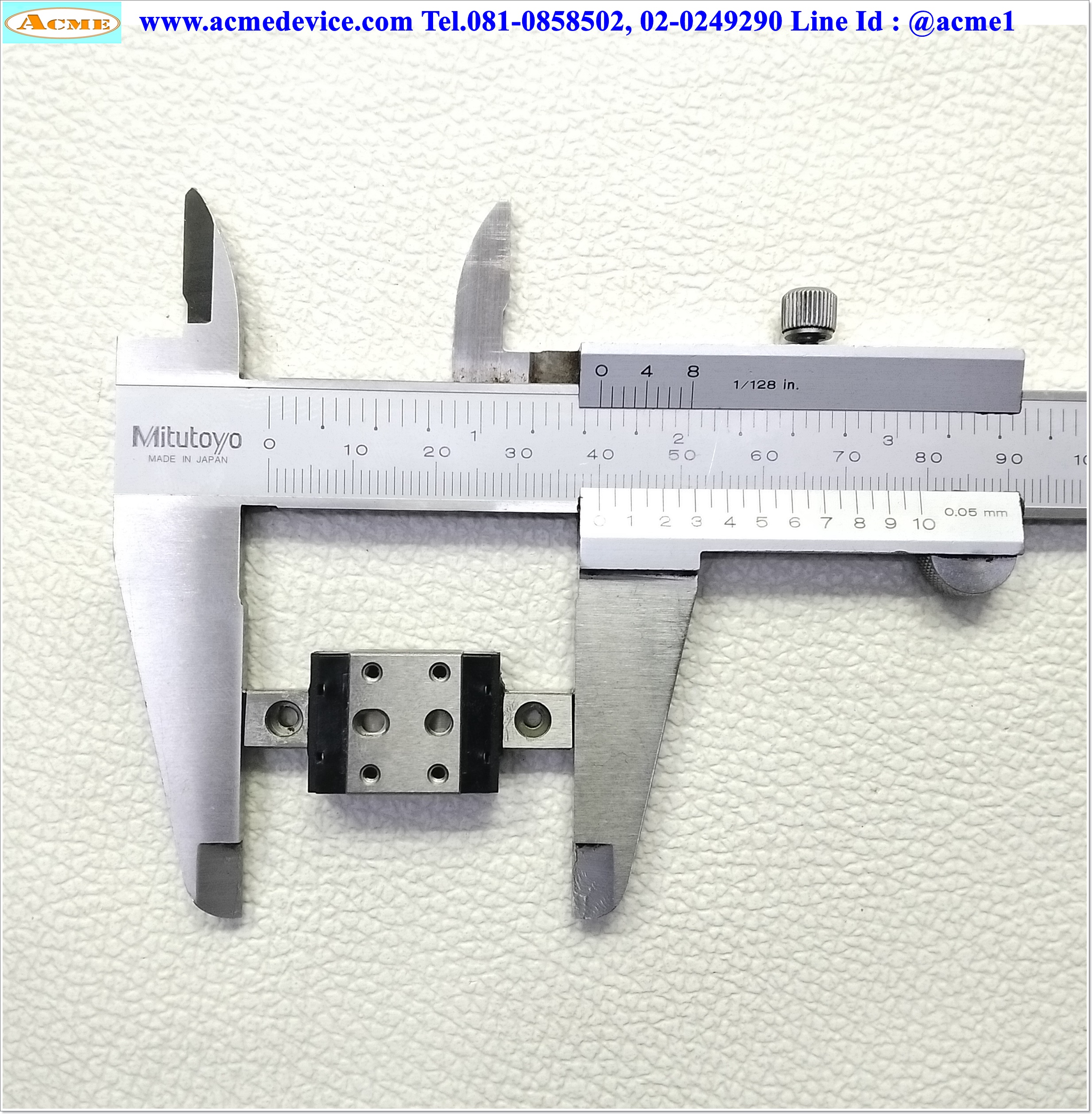 Linear Block and Rail Misumi รุ่น SSEBN8, รางสไลด์ขนาด 7 mm. x 40 mm.