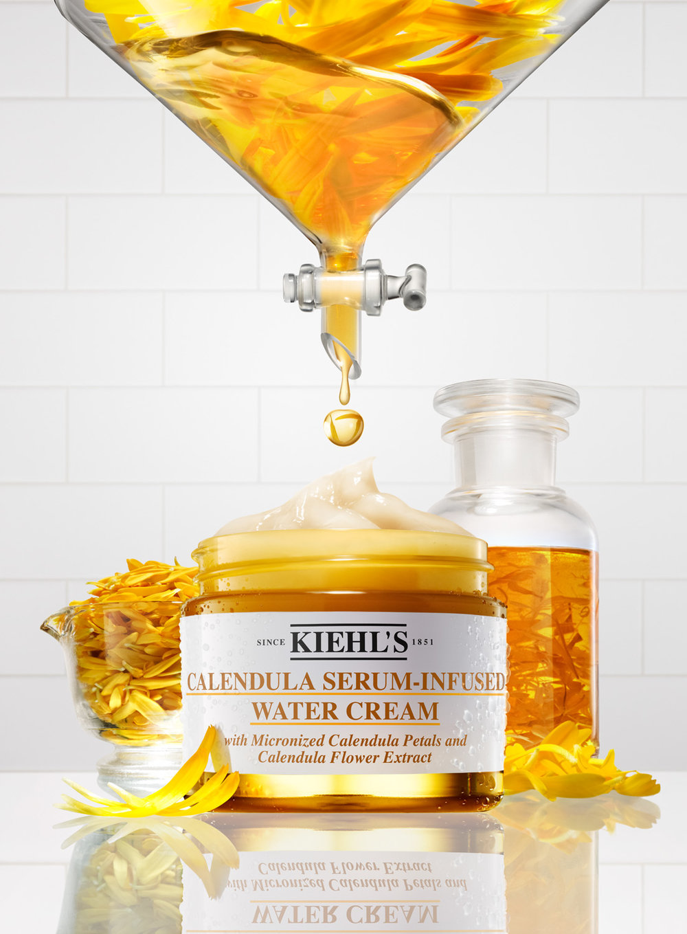 บำรุงผิวคีลส์ Kiehl's Calendula Serum Infused Water Cream 50ml