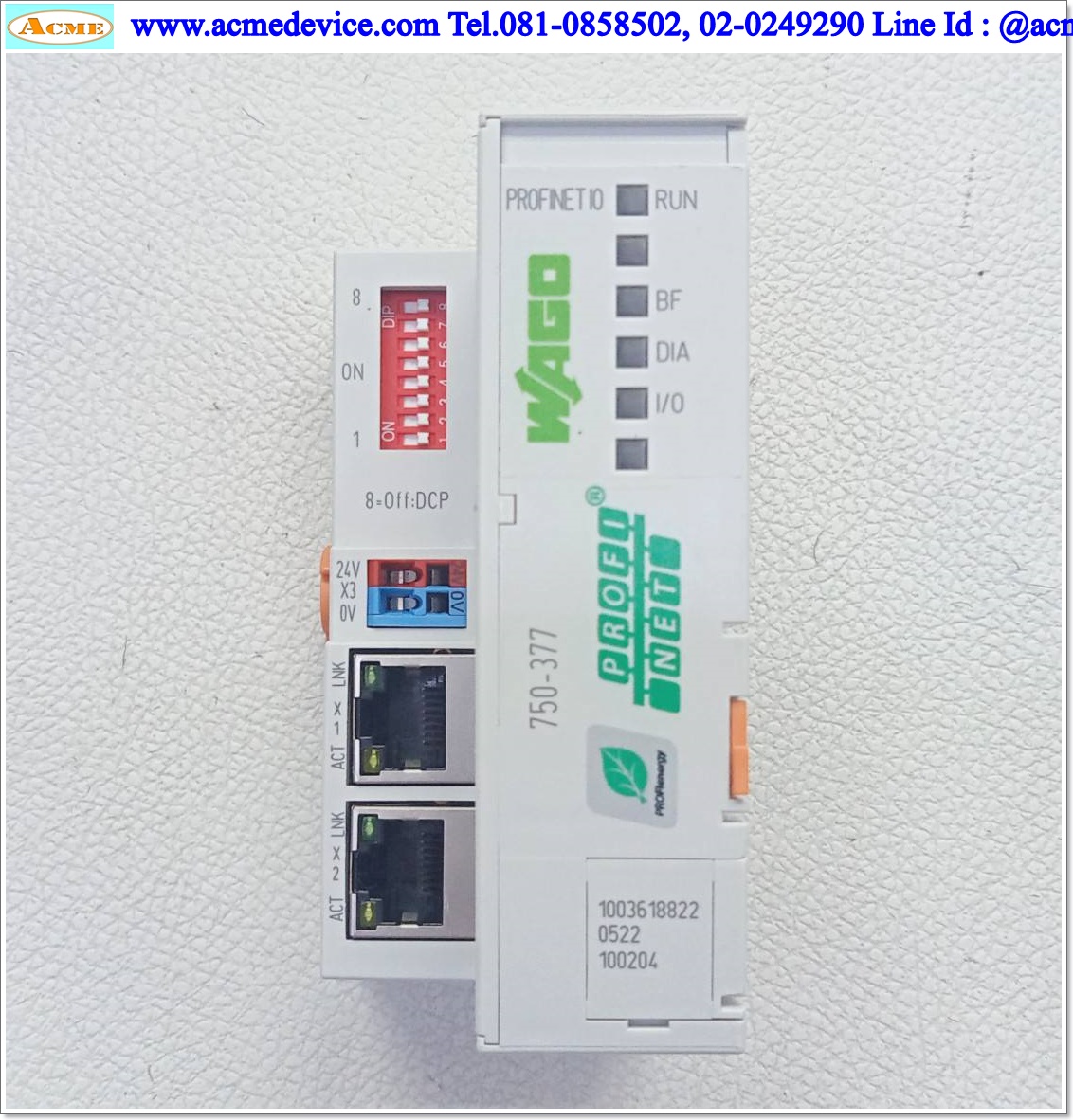 PLC Wago รุ่น 750-377, PROFINET IO, ECO 2 Prot