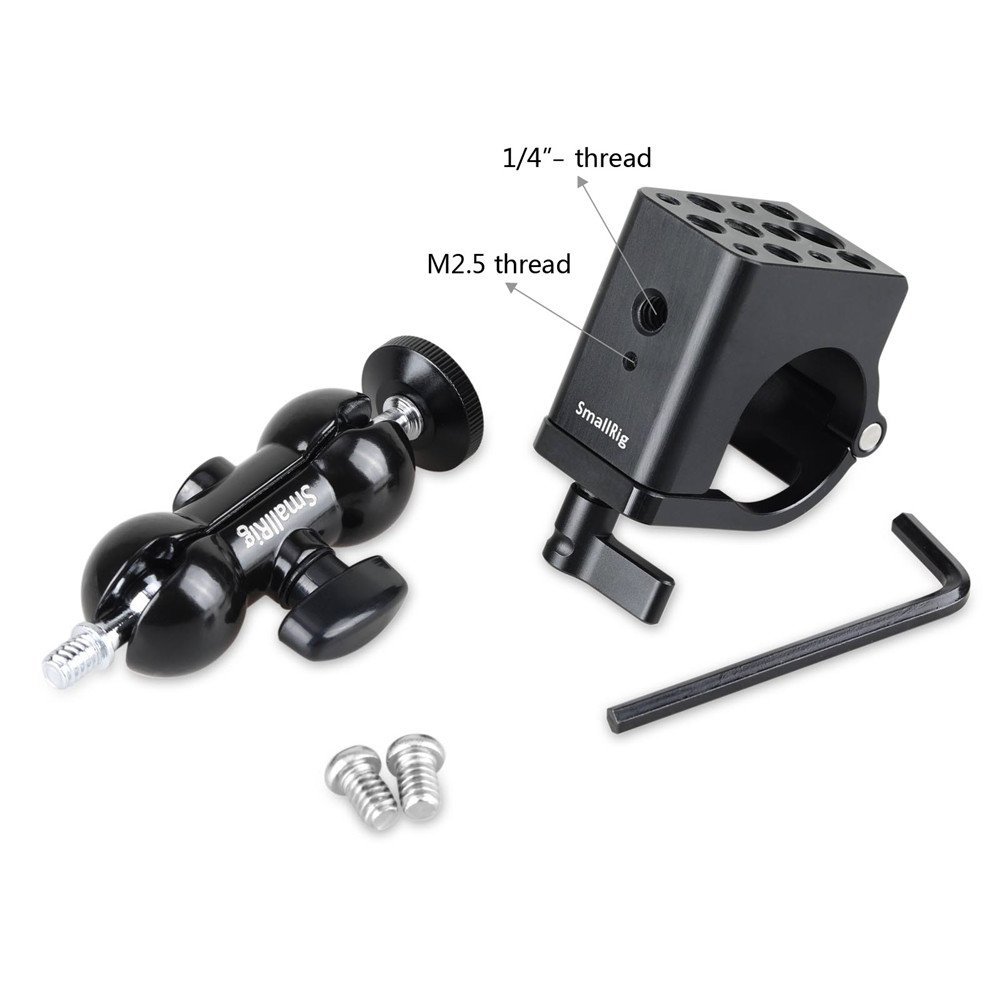 SMALLRIG® 30mm Rod Clamp to Ball Head Arm for DJI RONIN & FREEFLY MOVI Pro Stabilizers 1927 (ByOrder รอสินค้า2-3วัน)