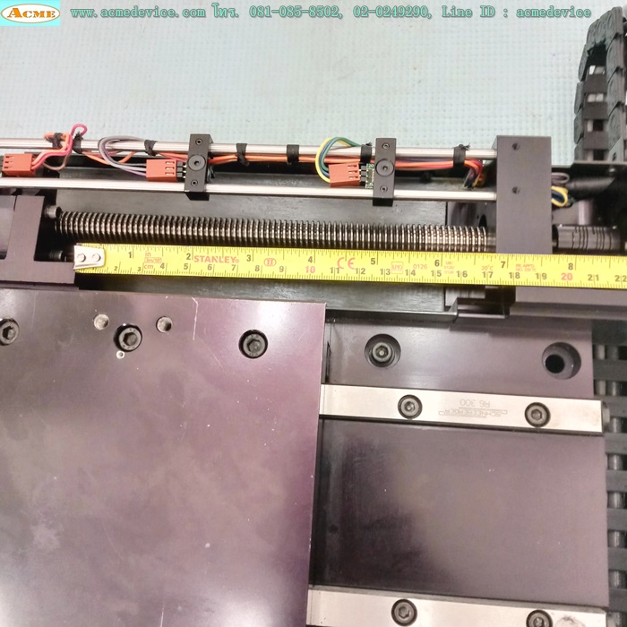 แกนสําเร็จรูป Ball Screw XY ??? รุ่น ???, ขนาด 230 mm.x 305 mm., แกนเพลา 13 mm., Stroke 170 mm.x 170 mm., Pit 2 & Motor