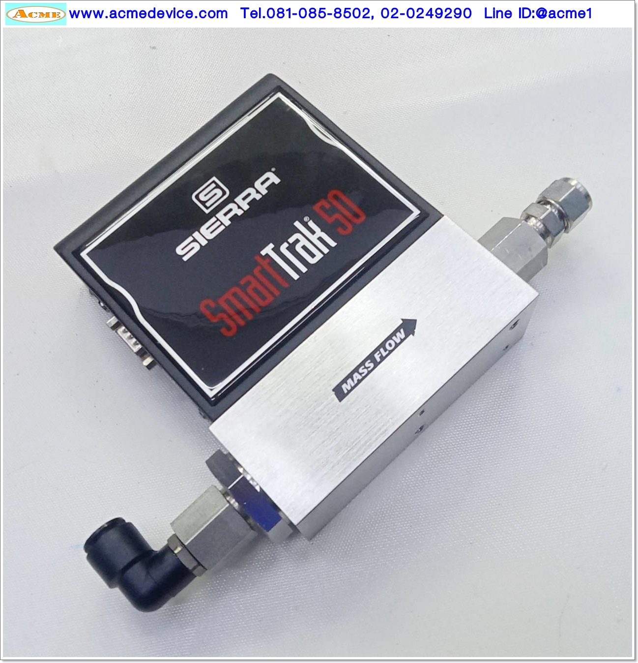 Flow Controller Smart Trak รุ่น C50M-SS-NR-14-PV2-V6-C9, Range 0-250 SLPM, 24 Vdc, RS-485 addressable (no analog output)