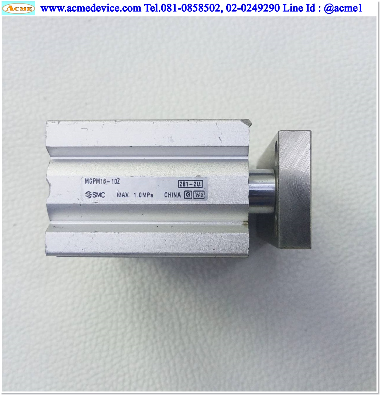 Air Cylinder SMC รุ่น MGPM16-10Z, Bore 16 mm., Stroke 10 mm.