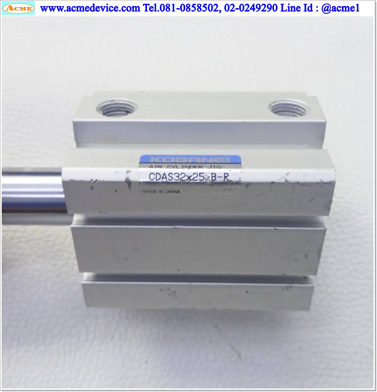Air Cylinder KOGANEI รุ่น CDAS32x25-B-R, Bore 32 mm., stroke 25 mm.