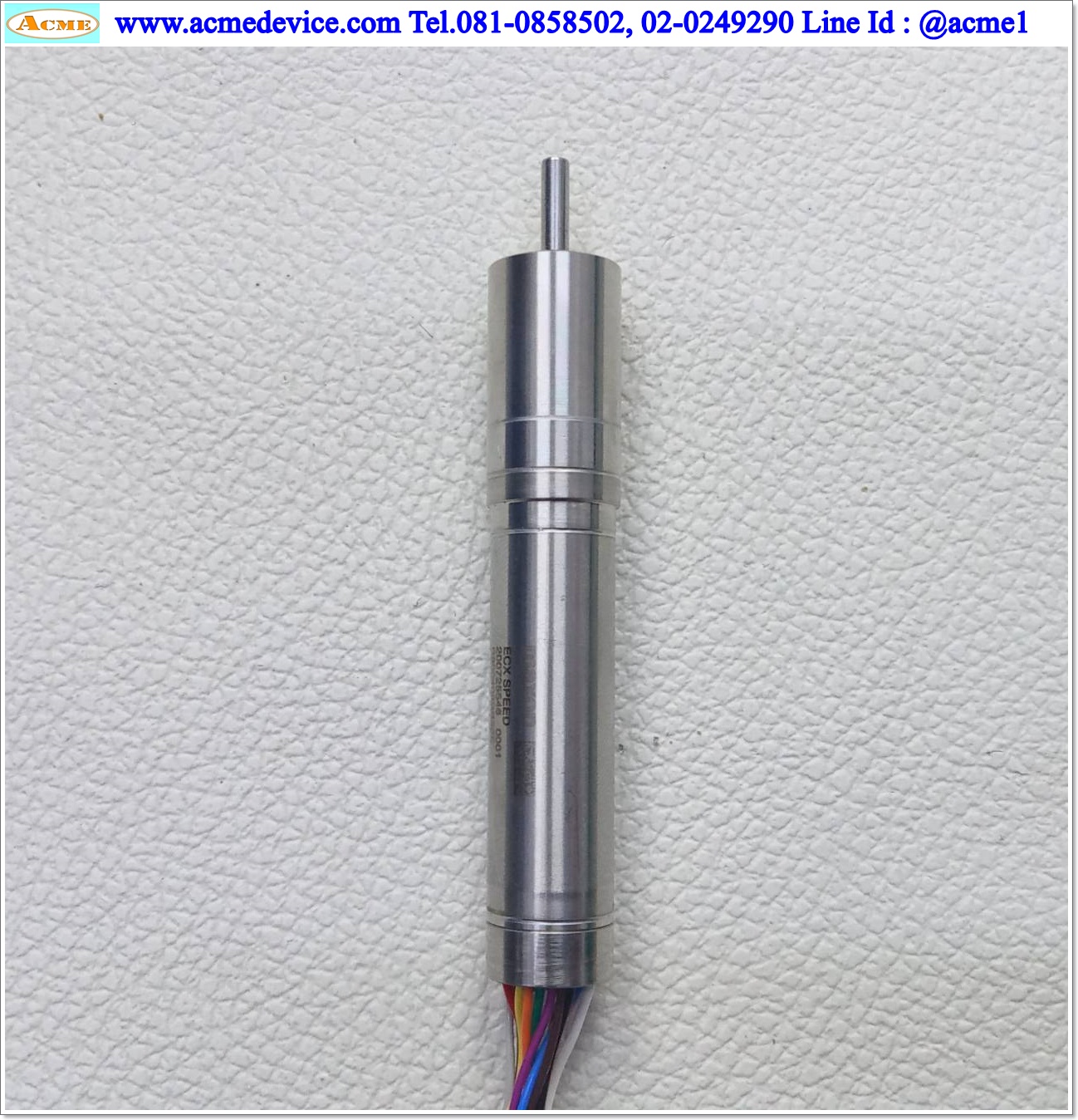 Brushless DC Motor Maxon รุ่น ECX Speed, B7B8F4F10AA2 + Gear Head 200264125, 1024P/R, Ratio 15:1(ประมาณ)
