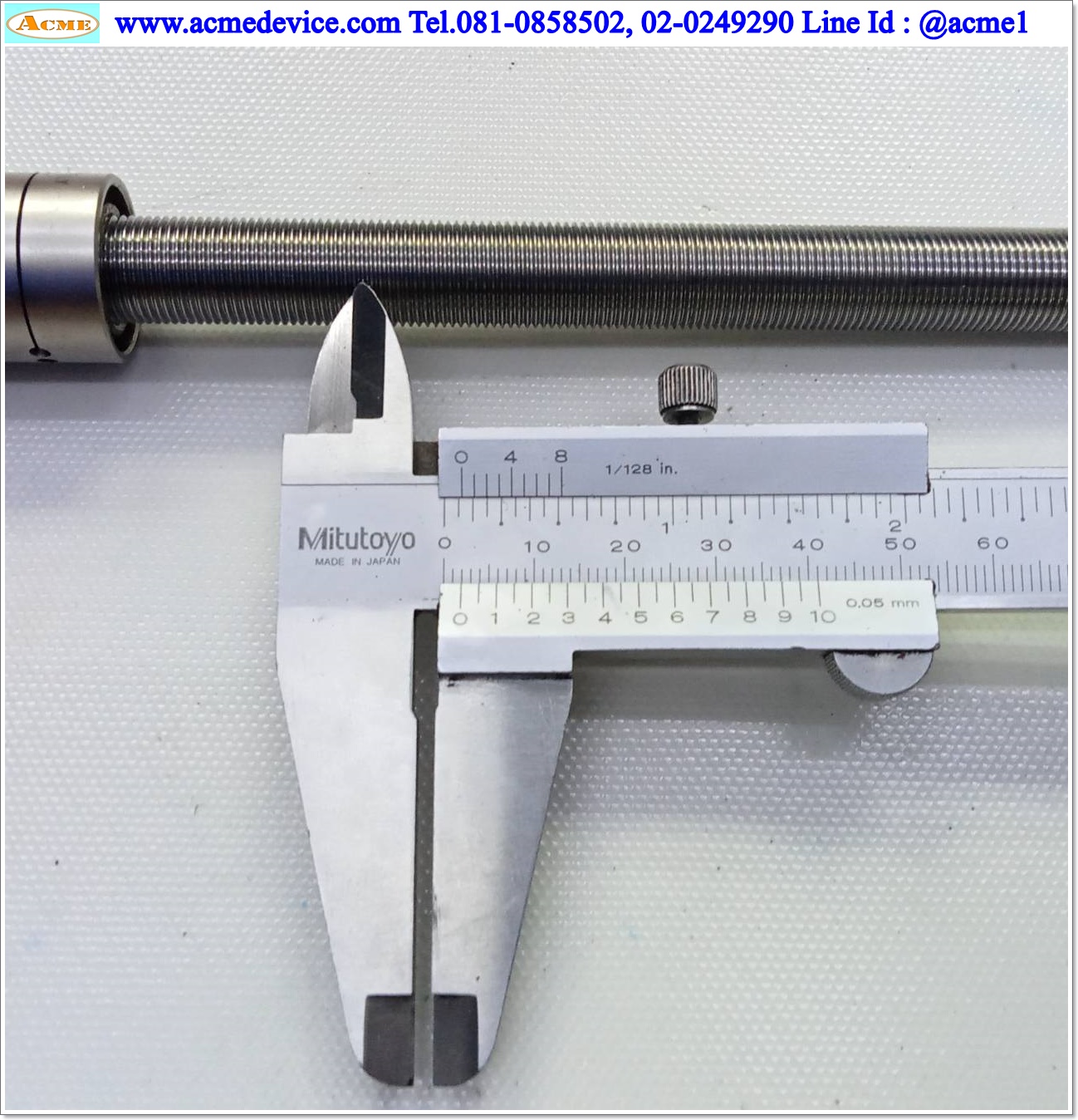 Lead Screw Universal รุ่น 3,977,269, Diameter 1/2", Lead 0.040", Travel 14"