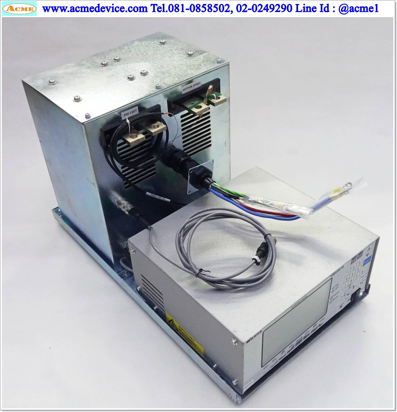 Welding Pulse Heat Power Supply MIYACHI รุ่น UNFE4/240R, Uniflow 4R, 1-299-02-01, Input 220Vac 15A, Input 220Vac 15A, Output 3.51 3.61 3.71 3.81Vac, (1 Control, 2 Transformer)