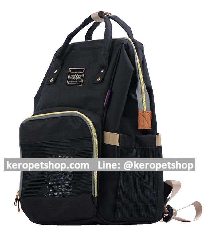 กระเป๋าใส่สุนัข แมว กระเป๋าใส่สัตว์เลี้ยง หิ้วได้ สะพายได้ เปิดหน้าได้