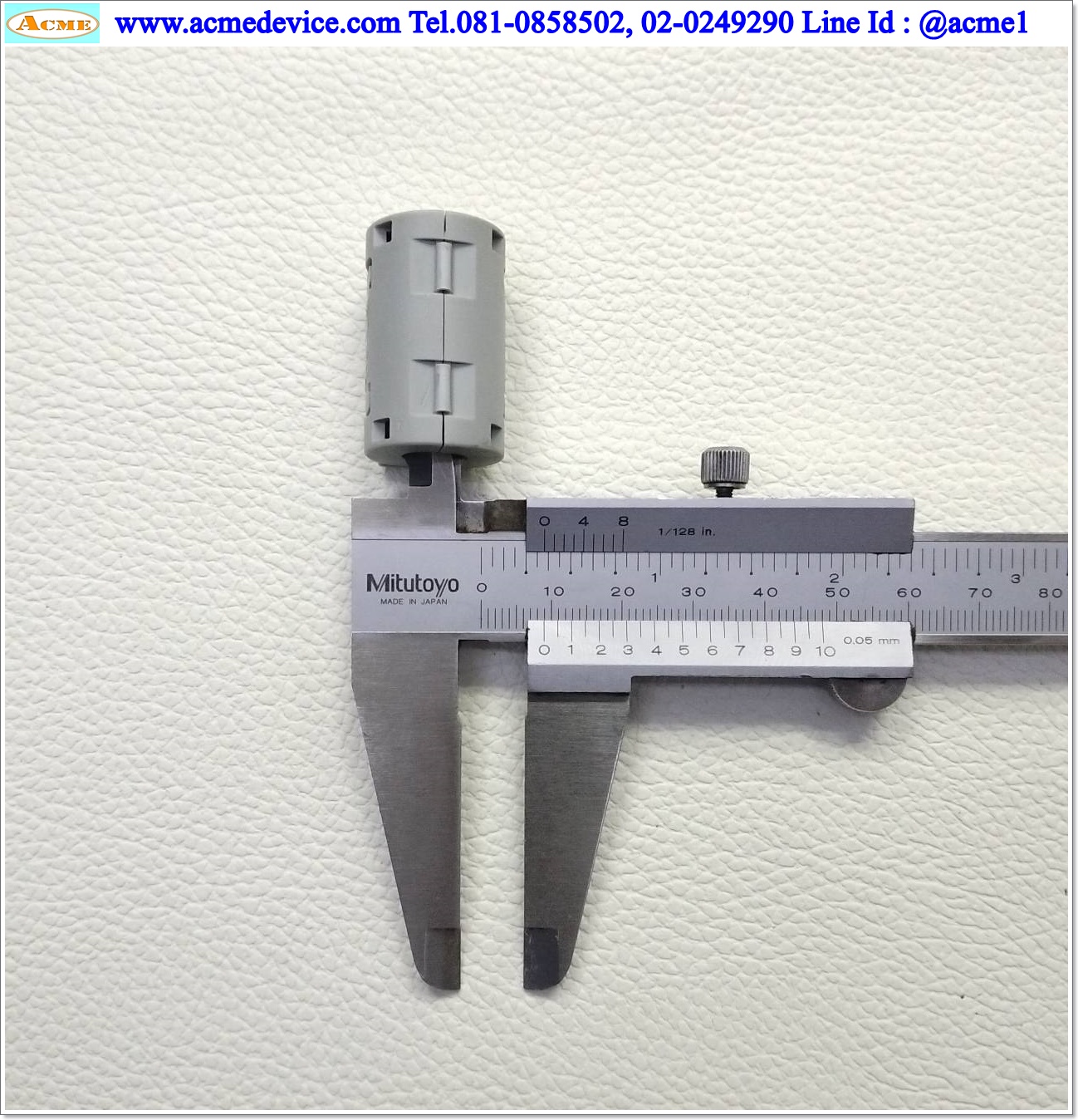Ferrite Clamp, แกนเฟอร์ไรต์แบบข้อรัด TDK รุ่น ZCAT20170930, Dia.9 mm. (มือสอง)